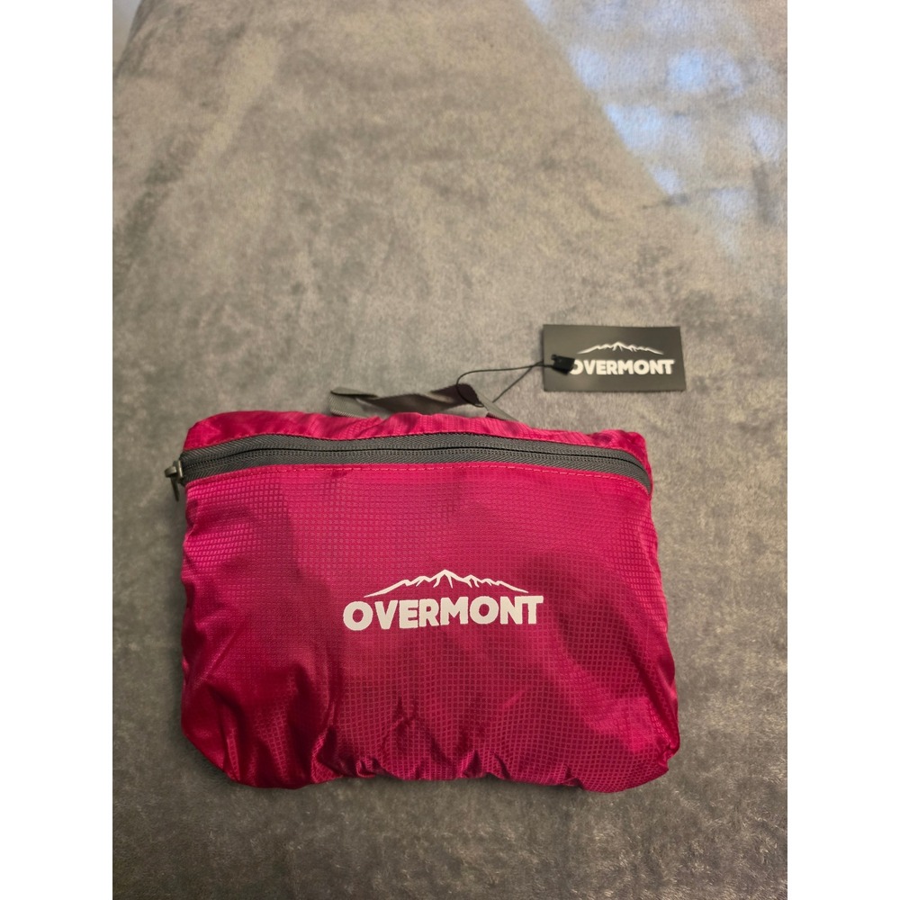 Overmont 35L Packable Backpack Pink Grey Lightweight Foldable Travel Daypack NWT